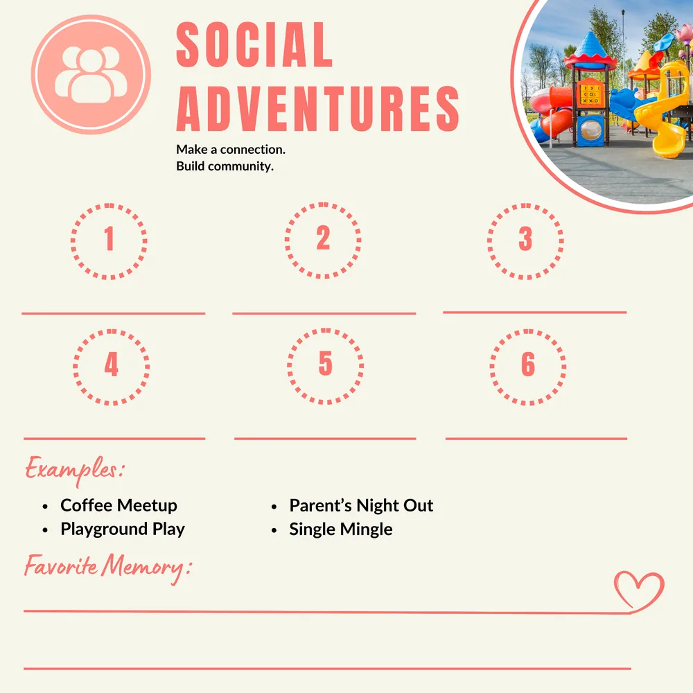 Social Adventures page